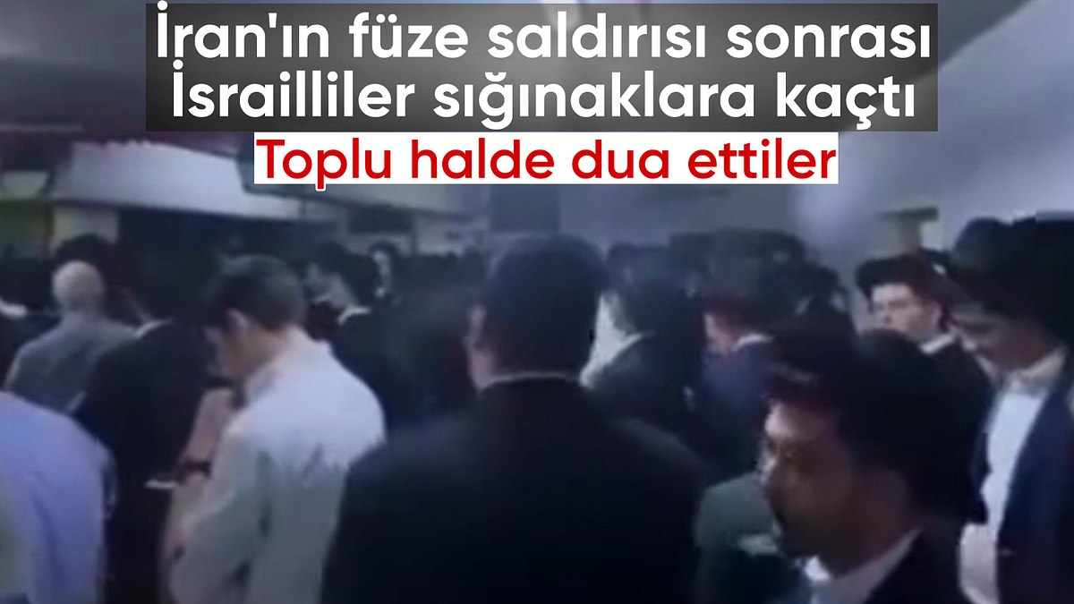 İran İsrail’i vurdu! İsrailliler sığınaklara kaçıp dua etti