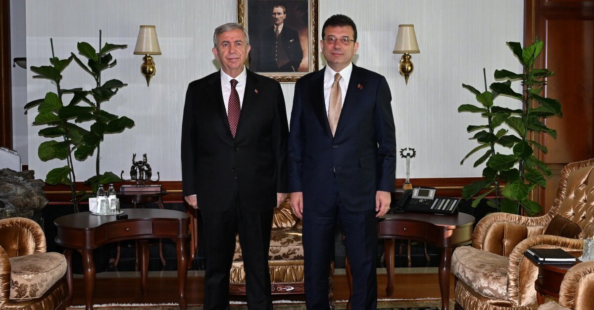 İmamoğlu’ndan Yavaş’a ziyaret