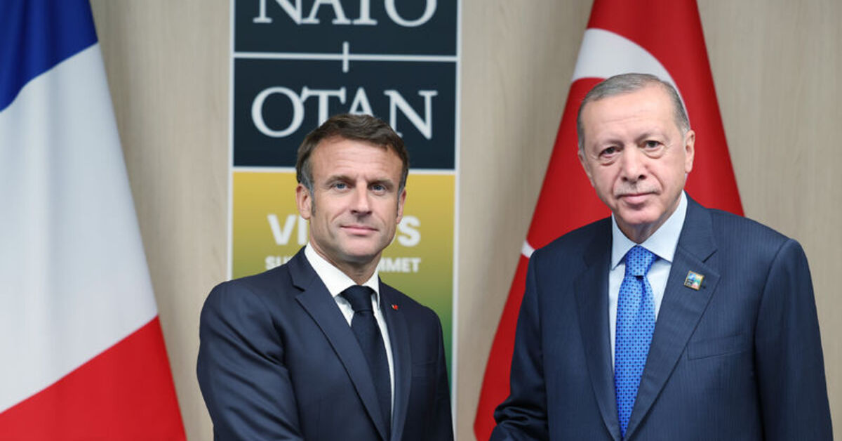 Cumhurbaşkanı Erdoğan, Fransa Cumhurbaşkanı Macron’la görüştü